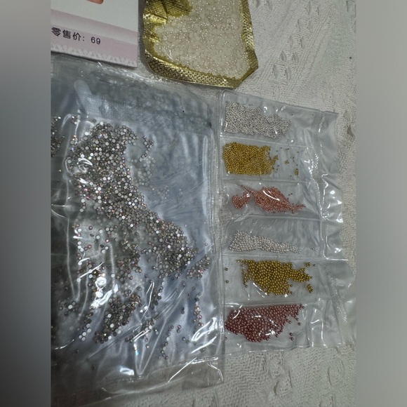 New NAIL Art Decals, Gems, Glitter, tools, storage boxes - Picture 6 of 8